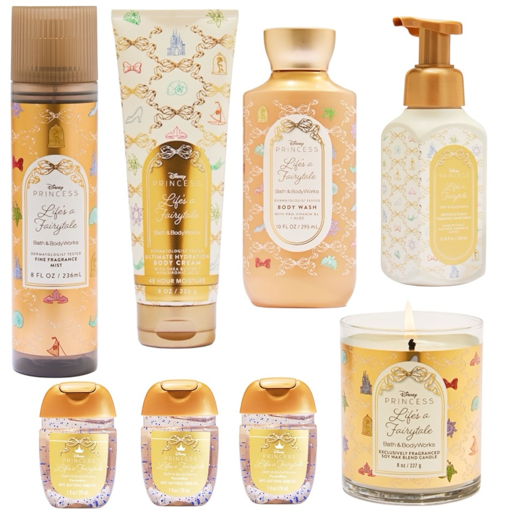 NEW 8-Pc Disney Princess 2026 LIFE’S A FAIRYTALE Bath & Body Works Bundle - Picture 10 of 11